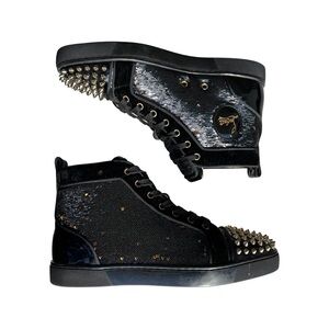 CHRISTIAN LOUBOUTIN LOU SPIKES ORLATO SEQUINS